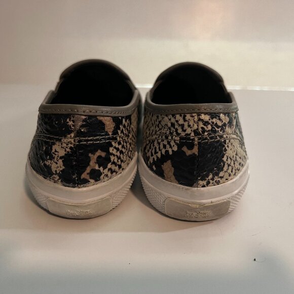 Coach Chrissy Snake Embossed Sneaker Size 5.5 - Picture 3 of 5